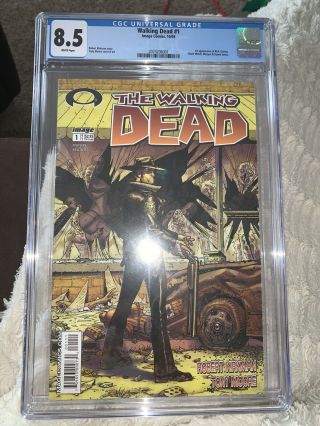 The Walking Dead 1 (first Print/white Label),  Image Comics,  2003 Cgc 8.  5 Graded