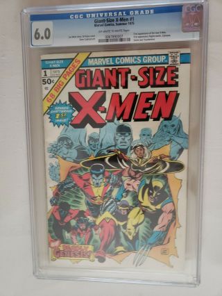Giant Size X - Men 1,  Cgc 6.  0,  1st Appearance Of Storm,  Colossus,  Nightcrawler