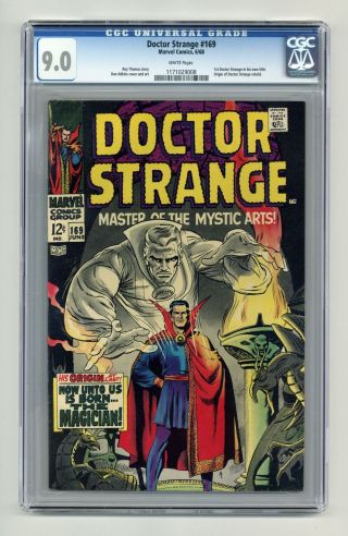 Doctor Strange 169 Cgc 9.  0 1968 1171029008 1st Doctor Strange In Own Title