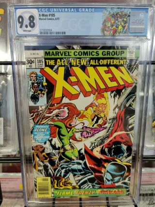 Uncanny X - Men 105 (1963 Series) - Cgc Grade 9.  8 - " Phoenix Unleashed "