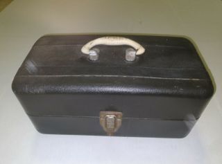 Vintage Union Steel Chest Corp All Metal Dual Tray Tool/tackle Box