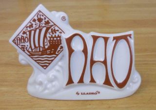 Lladro Nao Porcelain Dealer Shop Display Sign - Exc