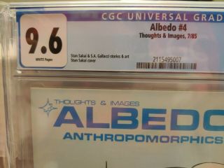 Thoughts & Images Albedo 4 CGC 9.  6 Comic Book 2