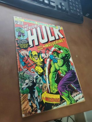 Incredible Hulk 181 Vol 1 1st Wolverine with MVS 2