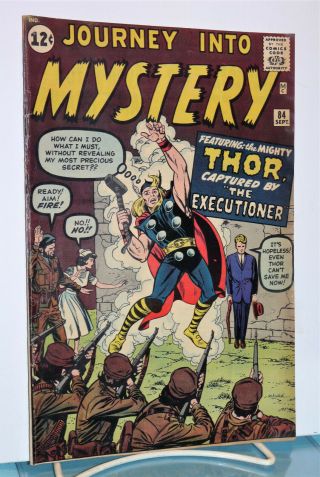 Journey Into Mystery 84 Marvel Comics 1962 Thor & The Executioner Key Issue