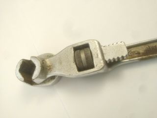 Vintage Adjust - A - Box Adjustable Wrench 12” Made In Usa Pat.  No.  2,  912,  891