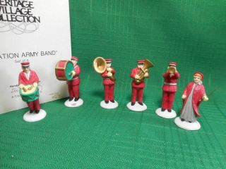 Dept 56 Salvation Army Band Set Of 6