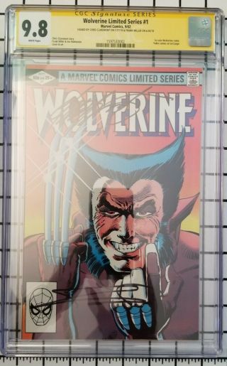 Wolverine 1 Cgc 9.  8 Ss Frank Miller And Chris Claremont