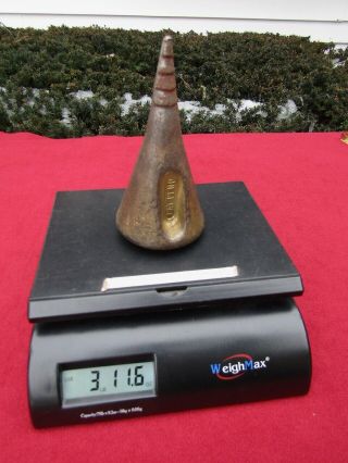 Vintage Oregon ' Wood Grenade ' Splitting Wedge,  Very 3 lb 11.  6 oz. 3