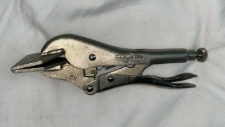 Vintage Petersen Vise Grip 8r Sheet Metal Fabricating Locking Pliers Dewitt Usa