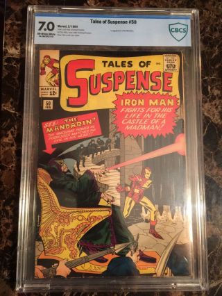 Tales Of Suspense 50 Cbcs 7.  0 Ow/w 1st Mandarin Looks Nicer - Movie Coming