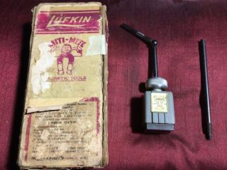 Vintage Lufkin Miti - Mite Magnetic Base Indicator Holder