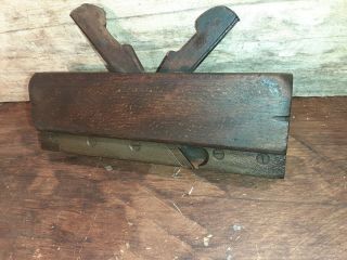 Antique Toung And Groove Wood Body Molding Plane,  Marked J.  Smith & Co 5/8.