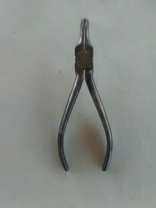 Vintage Kraeuter 1631 Angled Needle Nose Pliers 5 1/2 "