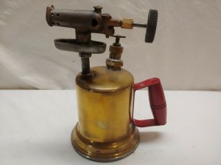 Antique Brass Blow Torch Blowtorch Welder Steampunk