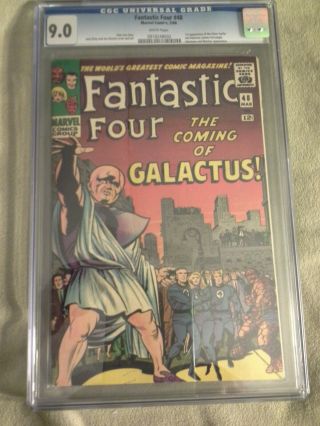Fantastic Four 48 Cgc 9.  0 First Appearance Of Silver Surfer And Galactus