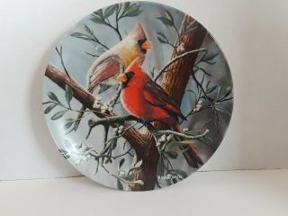 Knowles " The Cardinal " By Kevin Daniel Collector Plate First Issue 14908c