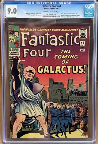 Fantastic Four 48 Cgc 9.  0 Vf/nm Marvel 1st App Of Silver Surfer And Galactus