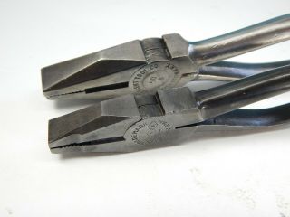Vintage Side Cutting Pliers Crescent 50 - 8 Lineman Wire Japan K.  K.  K No.  400 Tool