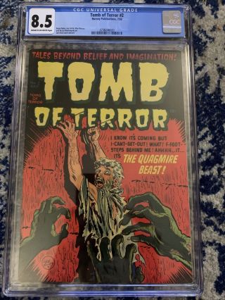 Tomb Of Terror 2 - Cgc 8.  5 - Cr/ow Pages