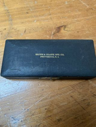 Vintage Brown & Sharpe Micrometer No.  19 0 - 1 