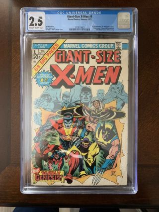 Giant Size X - Men 1 Cgc 2.  5 Off - White To White Pages