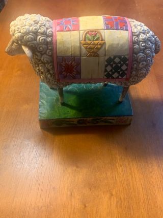 Vtg Jim Shore Heartwood Creek 2003 “peace In The Valley” Sheep Figurine 117141