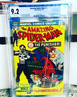 The Spider - Man 129 Cgc 9.  2 White Pages