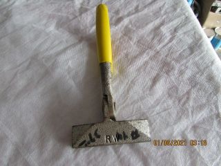 NOS Roper Whitney RW 7802 Sheet Metal ? Hand Bench Tool Pliers Yellow 3