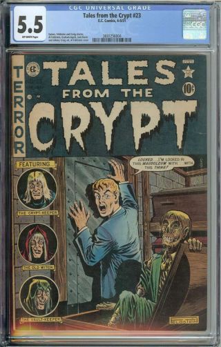 Tales From The Crypt 23 Cgc 5.  5 Ec Comics Pre - Code Horror 1951