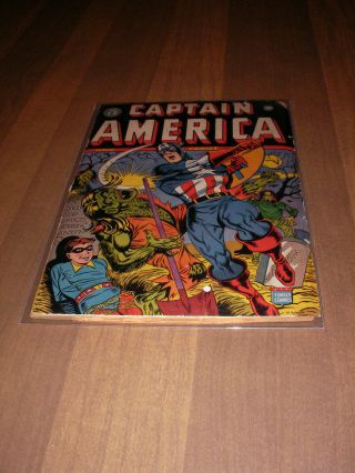1942 Captain America Comics 17 Timely Golden Age