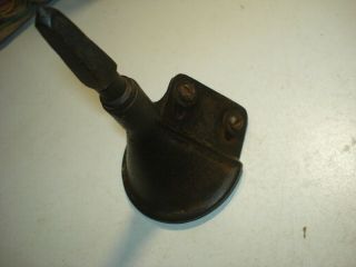 Antique Cast Iron Spoke Pointer