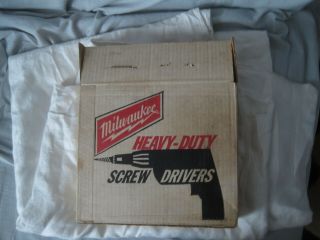 1970s Old Stock Milwaukee Speed Control Drywall Screw Shooter 6750 - 1