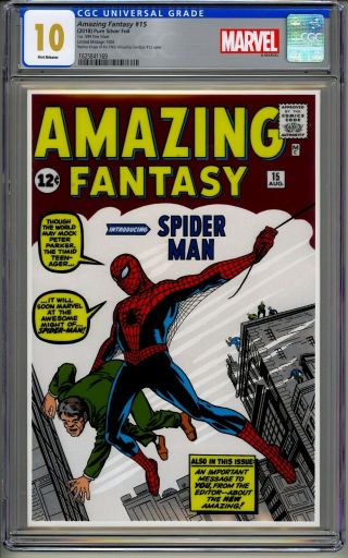 Fantasy 15 - Silver Foil (2018) - Cgc 10.  0 First Release 0152/1000