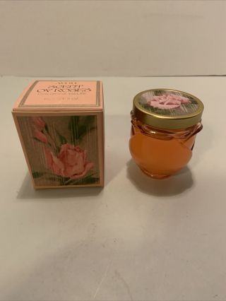 Vintage Avon Scent Of Roses Rose Shaped Jar Cologne Gelee
