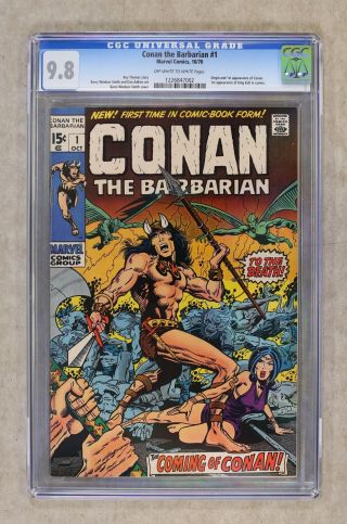 Conan The Barbarian 1 Cgc 9.  8 1970 1226847002 1st App.  Conan