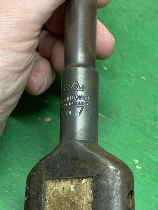 Vintage GTD Greenfield Mass No.  7 Machinist Tap Handle Wrench Made in USA 3
