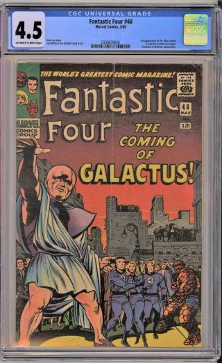 Fantastic Four 48 Cgc 4.  5 1st Silver Surfer And Galactus