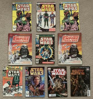 Star Wars S 1,  40,  42,  68,  81 Marvel Comics Special 16 Boba Fett Mandalorian