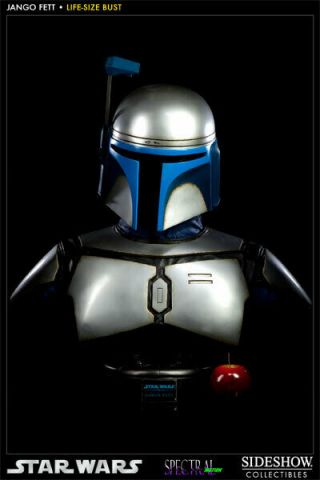 Jango Fett Life - Size Bust by Sideshow 14/300pz.  very hard to find.  2013 2