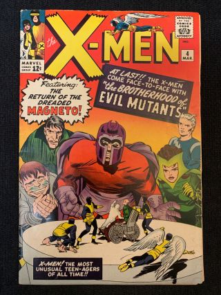 X - Men 4 1st Scarlet Witch Quicksilver Toad Mastermind Evil Mutants 2nd Magneto