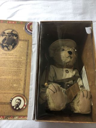 The Bears Of Sagamore Hill Theodore Roosevelt Rough Rider Teddy Bear W Orig Box