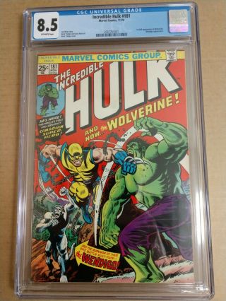 The Incredible Hulk 181 Cgc 8.  5 Off White Pages
