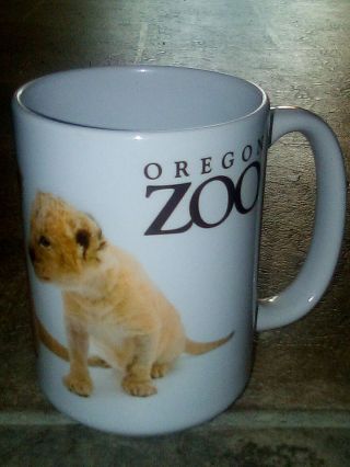 Washington Park Zoo Portland Oregon Lion Cubs Exhibit Ceramic ☕ Coffee Mug/cup