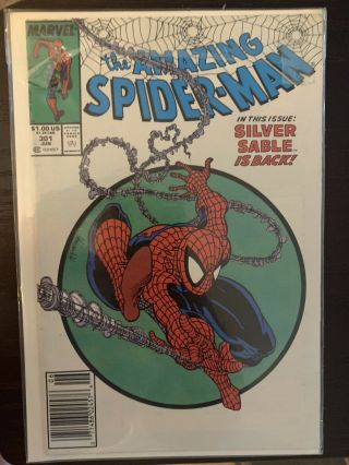 the spiderman 298,  299,  300,  301 NM CONDITION/RAW DIRECT & NEWSSTAND COPIES 3