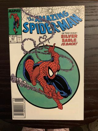 the spiderman 298,  299,  300,  301 NM CONDITION/RAW DIRECT & NEWSSTAND COPIES 4