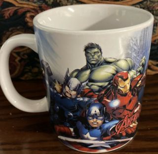 Marvel Avengers Comic Hero Hulk Thor Captain America Coffee Mug Cup