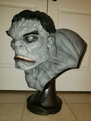 GRAY HULK Life Size Bust Sideshow Collectibles 1:1 Scale MARVEL Exclusive 4