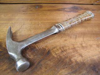 Vintage Estwing 16 Oz Stacked Leather Claw Hammer