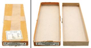 Orig.  Pasteboard Box For Stanley No.  4 & 5 Cutting Irons - - Mjdtoolparts